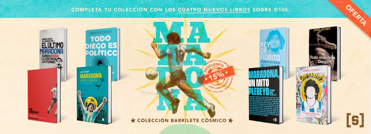 #OfertaNavideña
¿No sabes qué regalar?
¿Es 23 y aún no lo tienes decidido?😖
¿Te quedaste sin ⌛️ para ir de compras?
📚Regala fútbol en forma de libro.
Una colección maradoniana para sorprender.
Compra hoy y recibe tu pedido antes de la Nochebuena. 🚨📲 wa.me/+51924204027