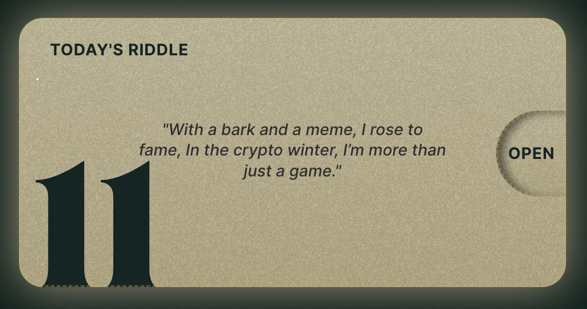 metalpaysme's tweet photo. we don't always have favourites, but today we make an exception...
333 Limited Edition NFTs available if you can solve this one...
π https://t.co/tSwSpNcJaa
#GiftCryptoNotCash https://t.co/IKBDd3c05K