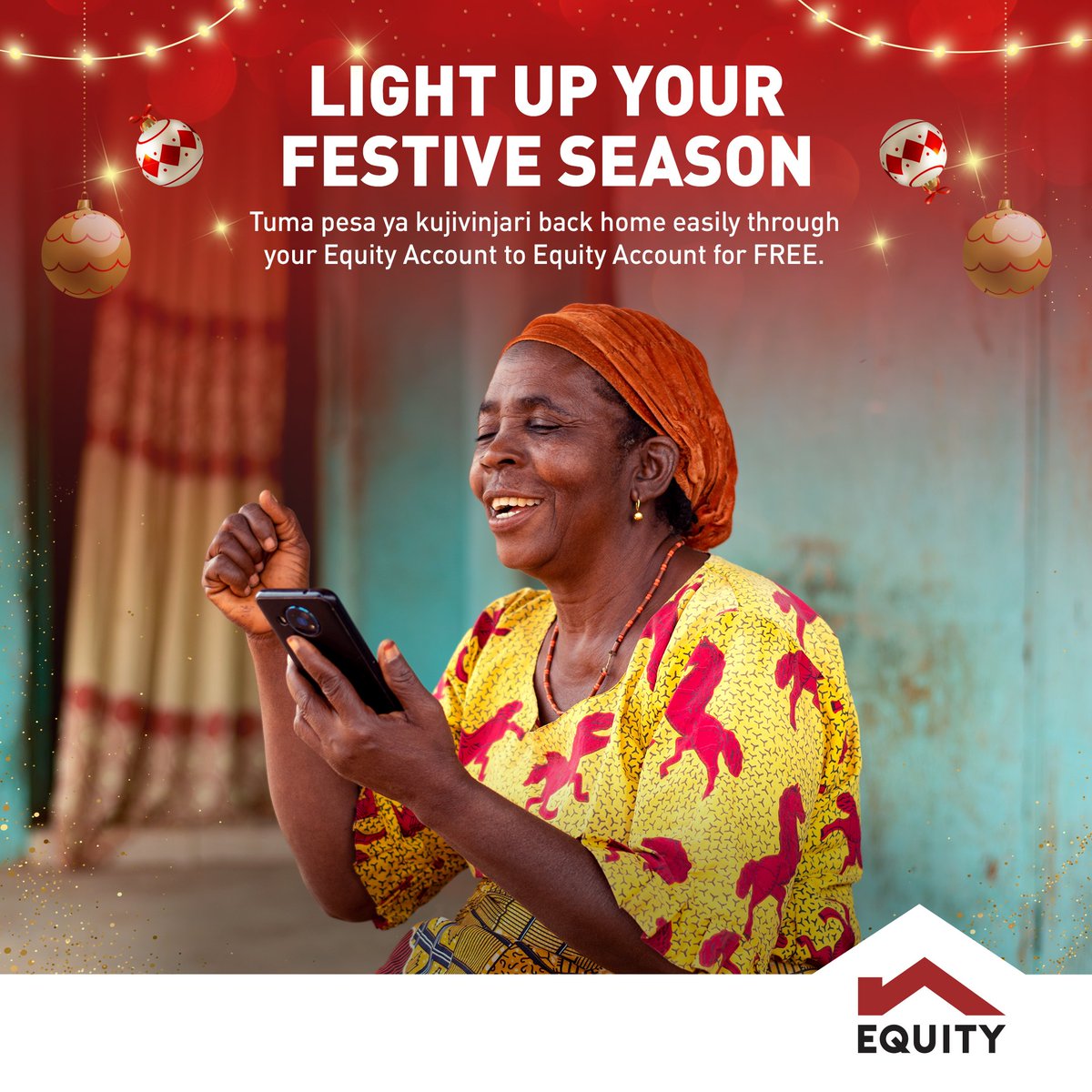 Kami_rec's tweet photo. Guys did you know that sending money from your Equity Account to another Equity Account is FREE Also if You run low on funds when shopping you need not to worry because you can get an Instant Top-up to complete your transaction. @vin @xtine
#LightUpYourFestiveSeason @KeEquityBank https://t.co/fM0Slf9UDc