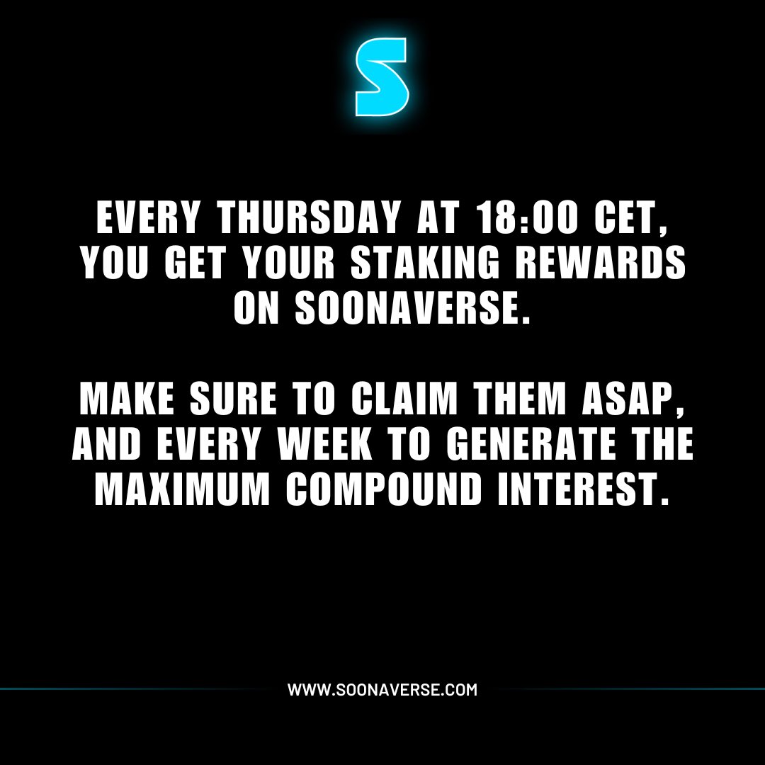 Soonaverse #TaskForce education🤓

As a little New Year's gift, we will raffle out
1x 500 #SOON tokens for this post💰

To participate:  
♥️Like
🔁Repost
✅Follow @soon_labs &amp; me

This is one of 10 posts. Winners announcement on December 31💎#Soonaverse <a href="/shimmernet/">Shimmer</a> <a href="/iota/">IOTA</a> #SMR