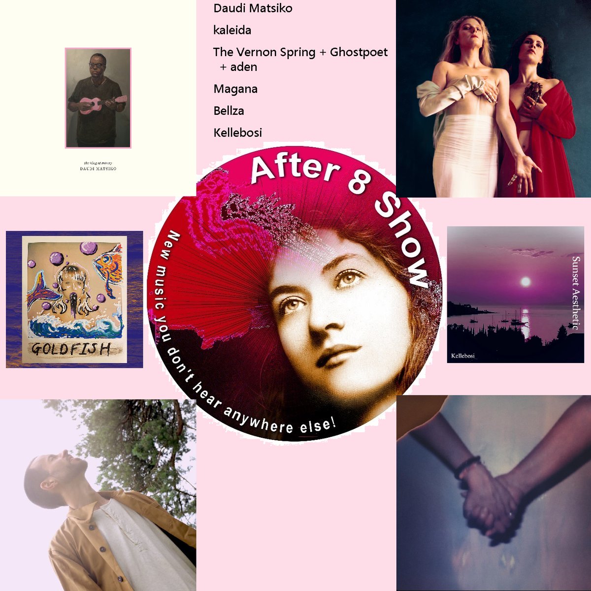 After Eight Show (@theafter8show) on Twitter photo Part 3 of tonight's show - 9 till 10 on the Crowzone!
<a href="/hellodaudi/">Daudi Matsiko</a> <a href="/kaleidamusik/">kaleida</a> <a href="/thevernonspring/">The Vernon Spring</a> + <a href="/ghostpoet/">Ghostpoet</a> + Aden <a href="/maganarama/">Magana</a> Bellza <a href="/kellebosi/">Kellebosi</a>
tunein.com/radio/CrowZone……
#alternative #NewMusic #newmusicyoujustdonthearanywhereelse Part 3 of tonight's show - 9 till 10 on the Crowzone!
<a href="/hellodaudi/">Daudi Matsiko</a> <a href="/kaleidamusik/">kaleida</a> <a href="/thevernonspring/">The Vernon Spring</a> + <a href="/ghostpoet/">Ghostpoet</a> + Aden <a href="/maganarama/">Magana</a> Bellza <a href="/kellebosi/">Kellebosi</a>
tunein.com/radio/CrowZone……
#alternative #NewMusic #newmusicyoujustdonthearanywhereelse
