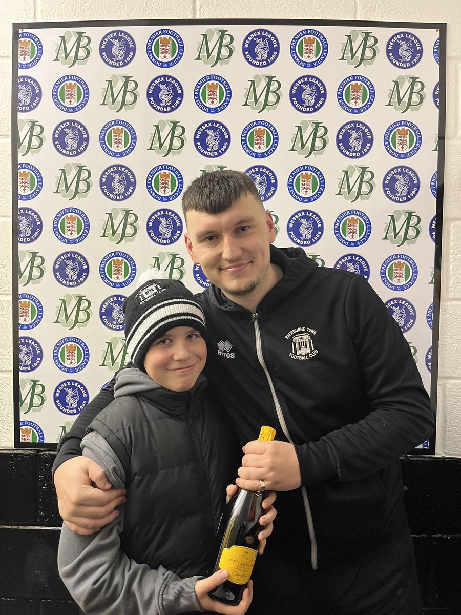 Sherborne Town FC (@sherbornetownfc) on Twitter photo Todays man of the match vs <a href="/SFC1888/">Shaftesbury F.C</a> presented with his award by Charlie (M&J Bowers representative) was our rock at the back <a href="/Joshwillo3/">Josh Williams</a> #Zebras #COYZ <a href="/WessexLeague/">Velocity Wessex League</a> <a href="/swsportsnews/">South West Sports News</a> <a href="/Abbey_104/">Abbey104</a> <a href="/sherbornetimes/">Sherborne Times</a> <a href="/NonLeagueCrowd/">Non League Crowds</a> <a href="/sportwestdorset/">West Dorset Magazine Sport</a> <a href="/SherborneTownCl/">Sherborne Town Council</a> Todays man of the match vs <a href="/SFC1888/">Shaftesbury F.C</a> presented with his award by Charlie (M&J Bowers representative) was our rock at the back <a href="/Joshwillo3/">Josh Williams</a> #Zebras #COYZ <a href="/WessexLeague/">Velocity Wessex League</a> <a href="/swsportsnews/">South West Sports News</a> <a href="/Abbey_104/">Abbey104</a> <a href="/sherbornetimes/">Sherborne Times</a> <a href="/NonLeagueCrowd/">Non League Crowds</a> <a href="/sportwestdorset/">West Dorset Magazine Sport</a> <a href="/SherborneTownCl/">Sherborne Town Council</a>