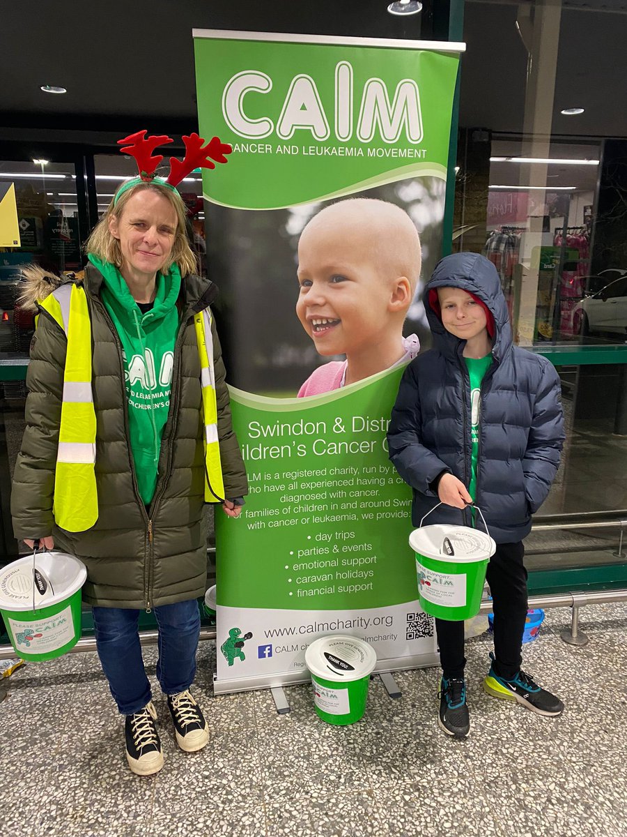 Thank you to all our amazing volunteers & the wonderful @Morrisons Haydon Wick customers. Together we raised £791 for @CALMCharity just before Christmas 🎅🎄🎗️ #childhoodcancer #charity #Swindon