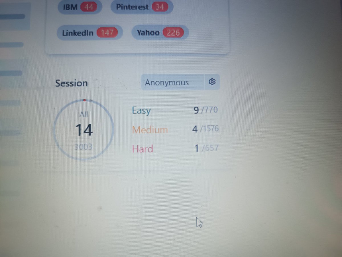 Vidushit143's tweet photo. Day5 Progress:
It was a good day, I retained my consistency but due to the backlog Target was not completed.🙃
▪️Revised stack and queues.
▪️Solved 4 Leetcode problems ( finally a hard one🤧)
▪️Solved 4 Coding Ninjas problems
.... continued
#Day5 #11DaysofCode #DailyUpdate https://t.co/S8CY7eEen5