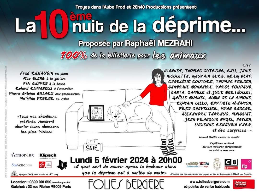 #RSVP #NuitDeLaDéprime @raphmezrahi @FoliesOfficiel