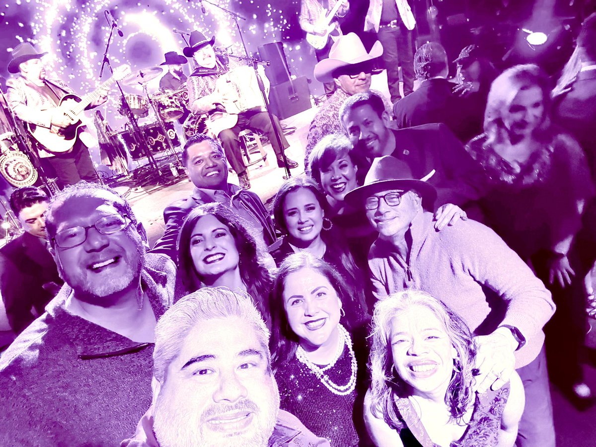 JudgeTrevinoIII's tweet photo. Happy 45th Birthday to the @glawfirm . Gracias for inviting the Treviño, @AnaHdzTx, &amp; @RepWalle crew to join you in celebrating this momentous occasion.  My babe &amp; I had an awesome time joining so many friends on the dance floor enjoying El Rey Del Acordian, @iamramonayala.❤️🎅🏼🎄 https://t.co/pmZhI5tzq4