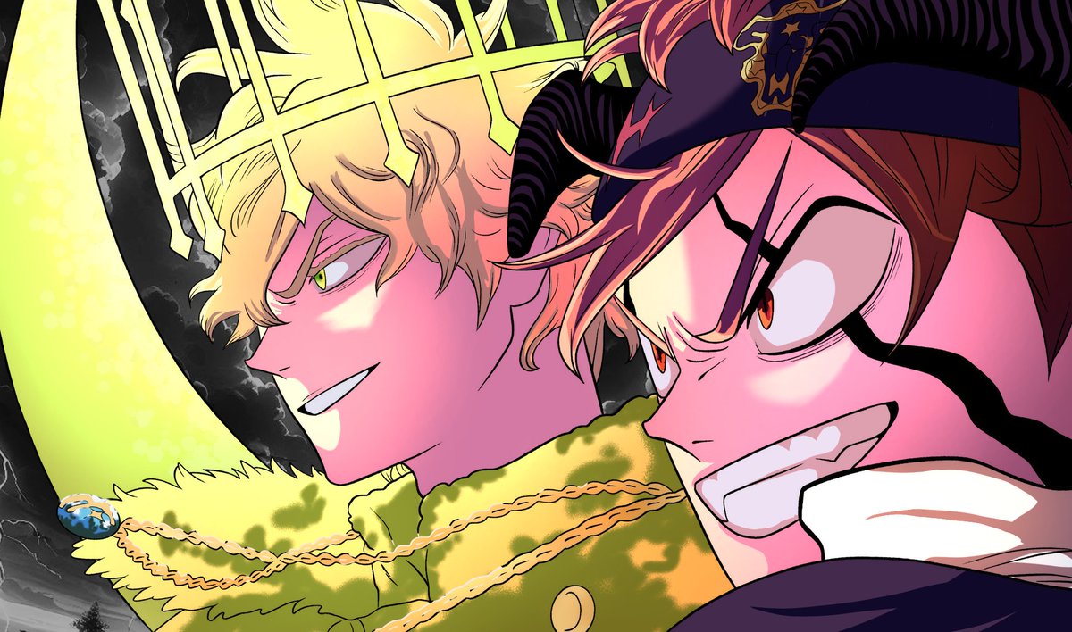 LIBE_908's tweet photo. Quién se convertirá en rey mago 👑🪄

Gracias @Shirokatsu_  por tus line arts 

#BCSpoilers 
#ブラッククローバー
#blackclover
#mycoloring https://t.co/jMUTPiuuEi