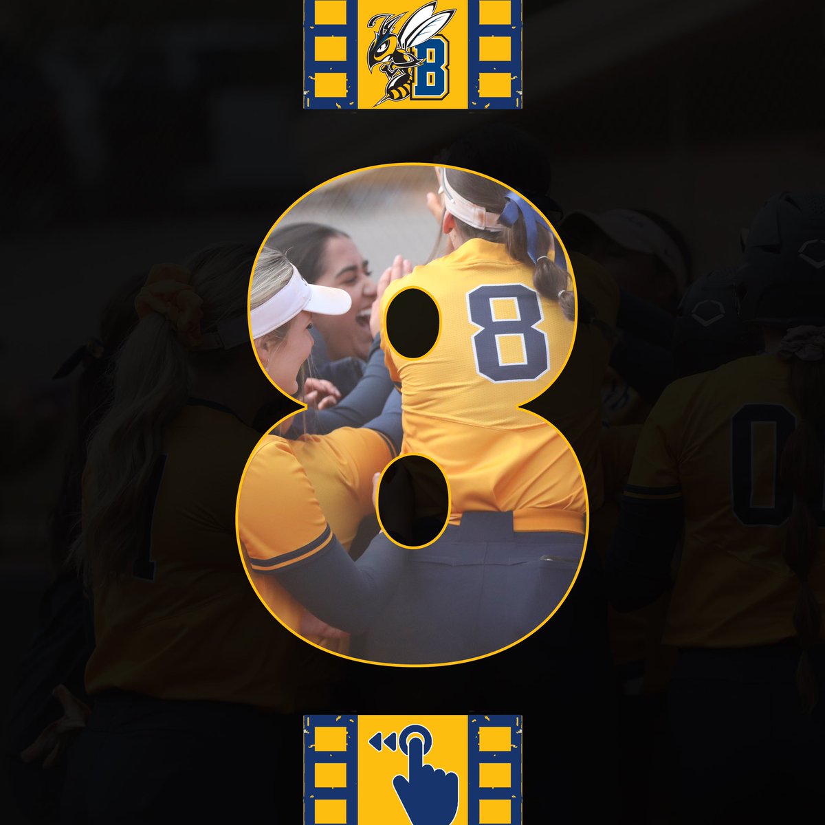 MSUBsports's tweet photo. 8🐝

Softball had 3 walk-offs in one series to land the eighth top moment of the year. These walk-offs helped the ‘Jackets win a GNAC series (3 of 4) against Western Oregon❗️

#msubsports | #msubsoftball https://t.co/tY1XlGCcAq