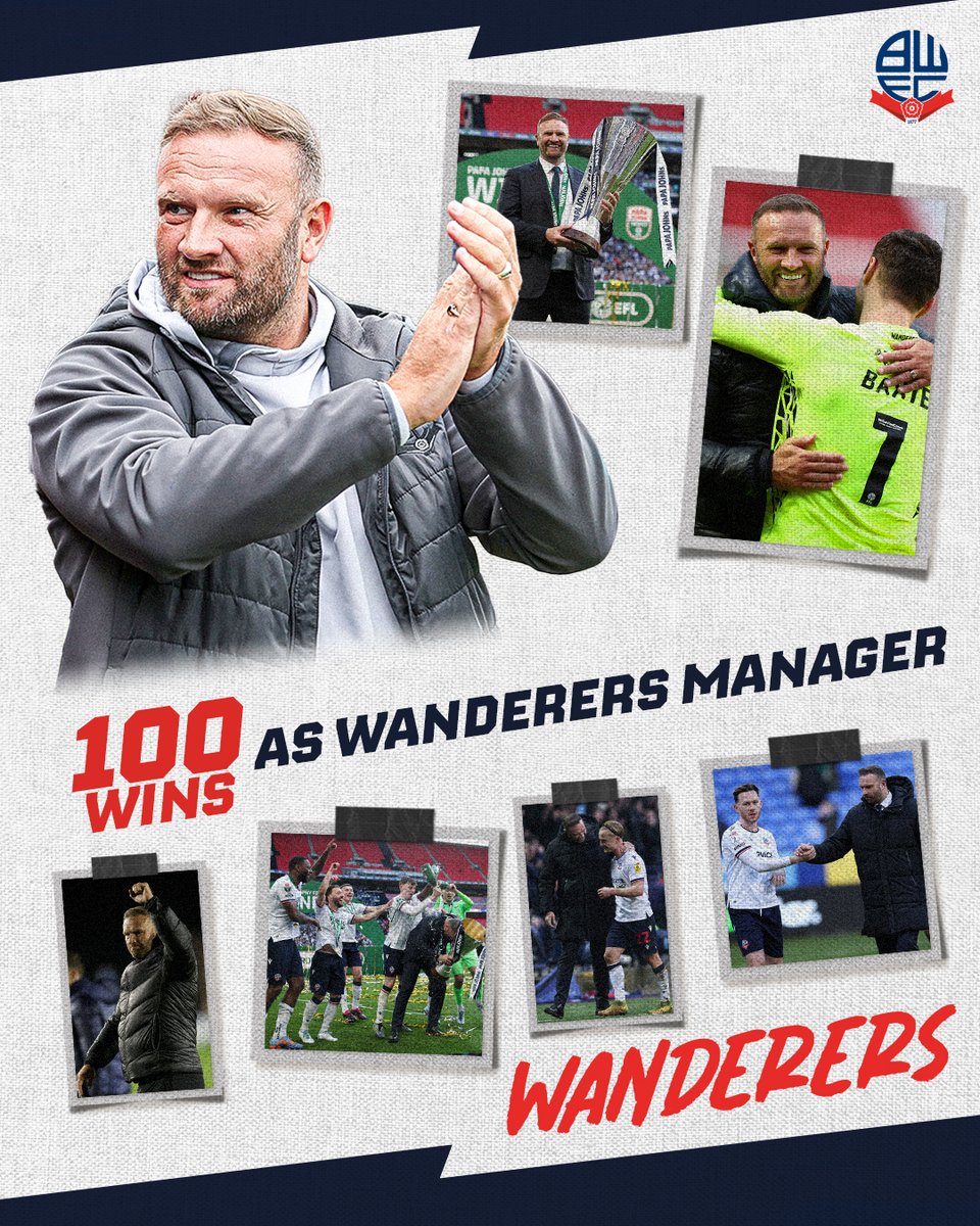 OfficialBWFC's tweet photo. 194 games.
100 wins.

We've got super Ian Evatt 🤍

#bwfc https://t.co/Hg7qHciADu
