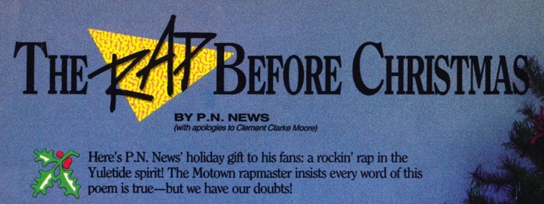 BTT_Podcast's tweet photo. It's an annual tradition like no other! Don't forget to belt out the Rap Before #Christmas in honor of @PNNewsJR before tomorrow night! #RapMaster #PNNews #WCW #ChristmasEve @RasslinGrenade https://t.co/2GsvIeQgvz