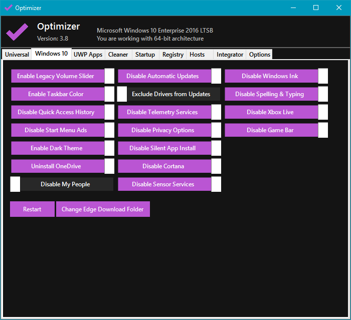majorgeeks's tweet photo. Updated - Optimizer is a #portable app with a #drivecleaner, #systemtweaks, startup manager, HOST editor, and more to protect your #privacy and increase #security.
https://t.co/dqaniQeuYm https://t.co/fA6nnBIukO