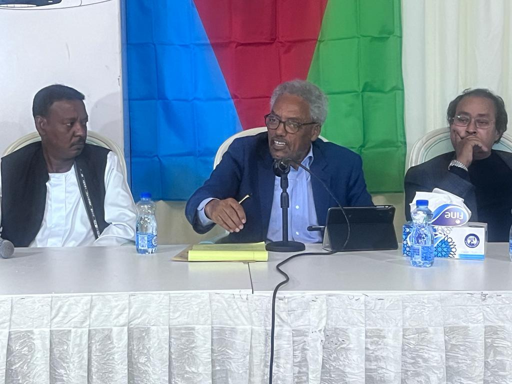 EritreaInfo2020's tweet photo. On Saturday 23 December as part of the cultural festival activities Mr Yousef Saiq Head of Organisational Affaires conducted seminar about  the current situations in Eritrea  for Eritrean citizens in Doha. https://t.co/xnDYffzzJL