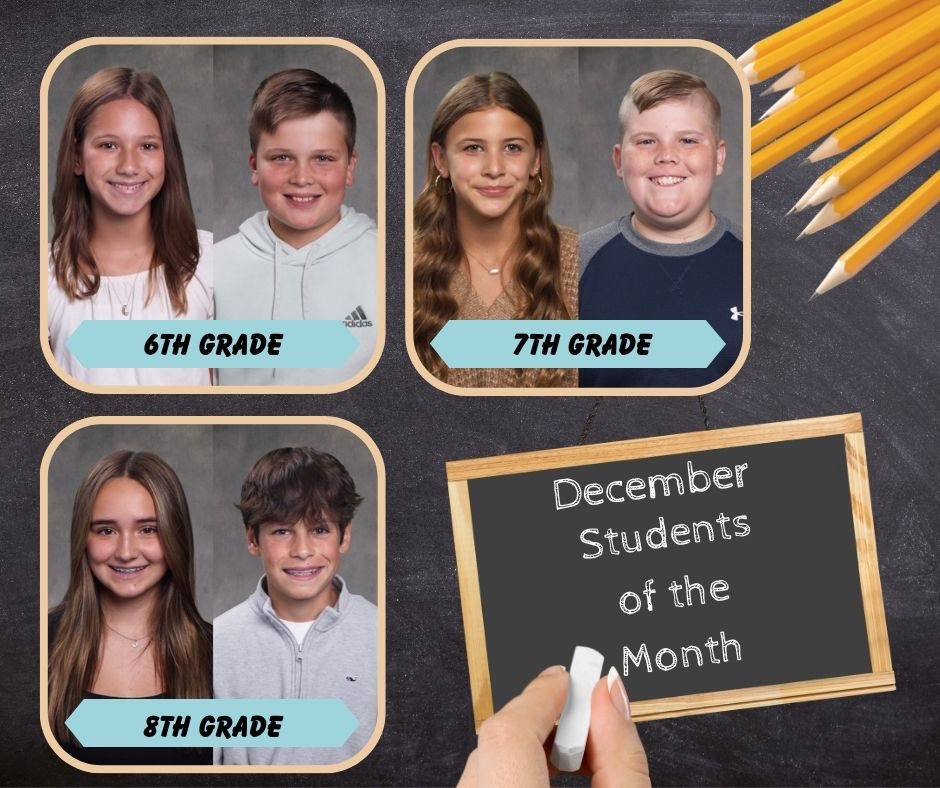 LTMS_Principal's tweet photo. Congratulations to the December Students of the Month! 🙌🏻 These students represent our middle school’s four pillars with pride. They are respectful, responsible, kind and courageous! Way to go! 🤩 #LancerPride #BeALancer https://t.co/O6NNd5dzBa