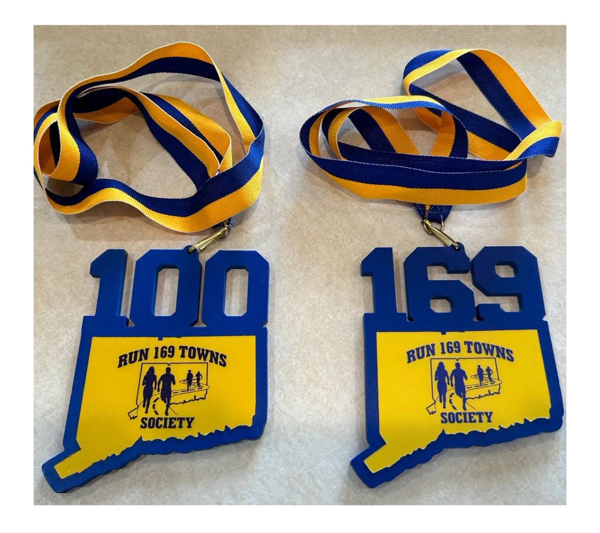 Run169Towns's tweet photo. How long did it take you to earn 100 or 169 medals? If you don't have them yet, how long do you think it will take? Share your experiences and estimates with us! https://t.co/JsBg8toBVQ