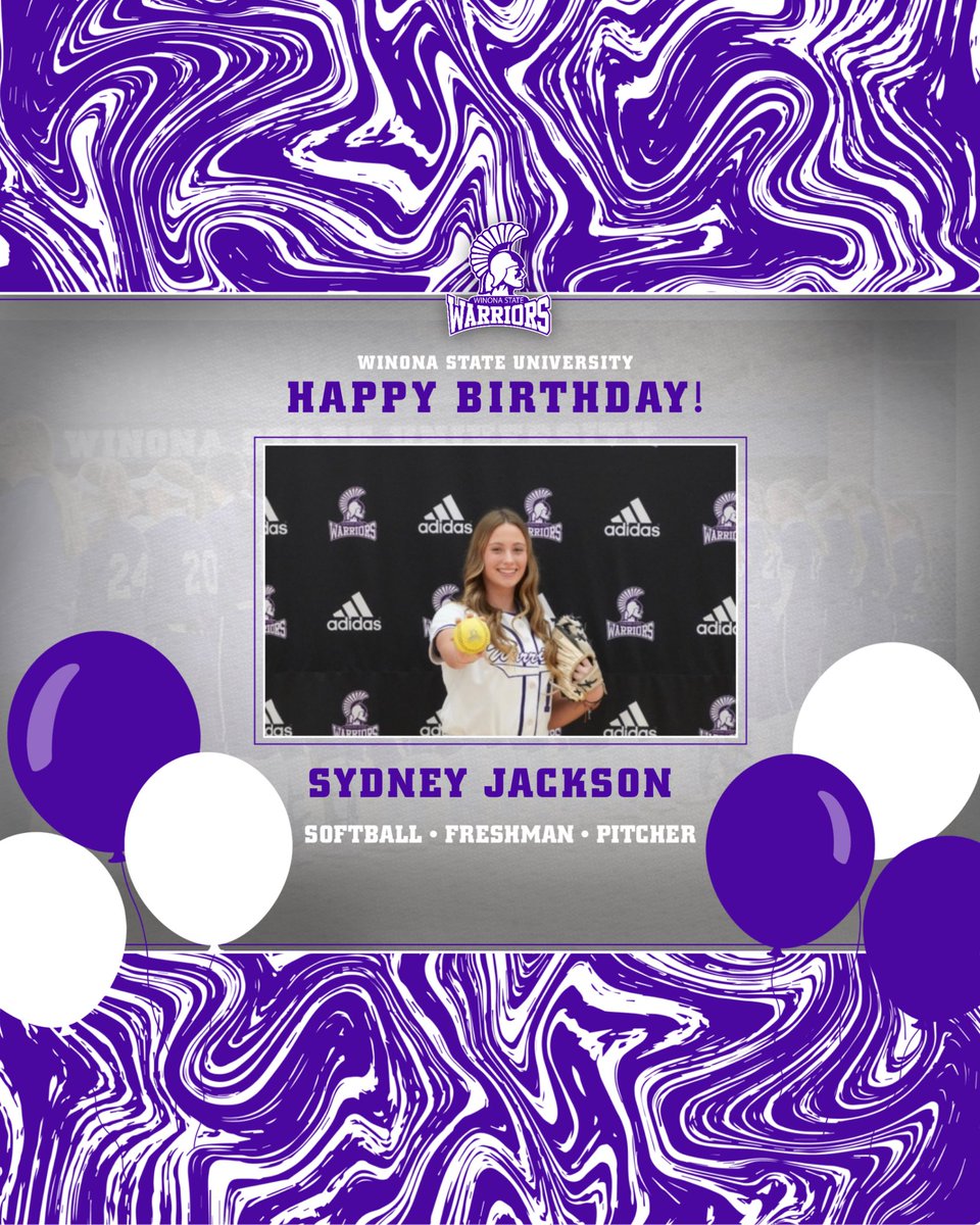 Happy Birthday to Freshman Pitcher <a href="/sydneyjackson23/">sydney jackson 2023</a>! Enjoy your day!