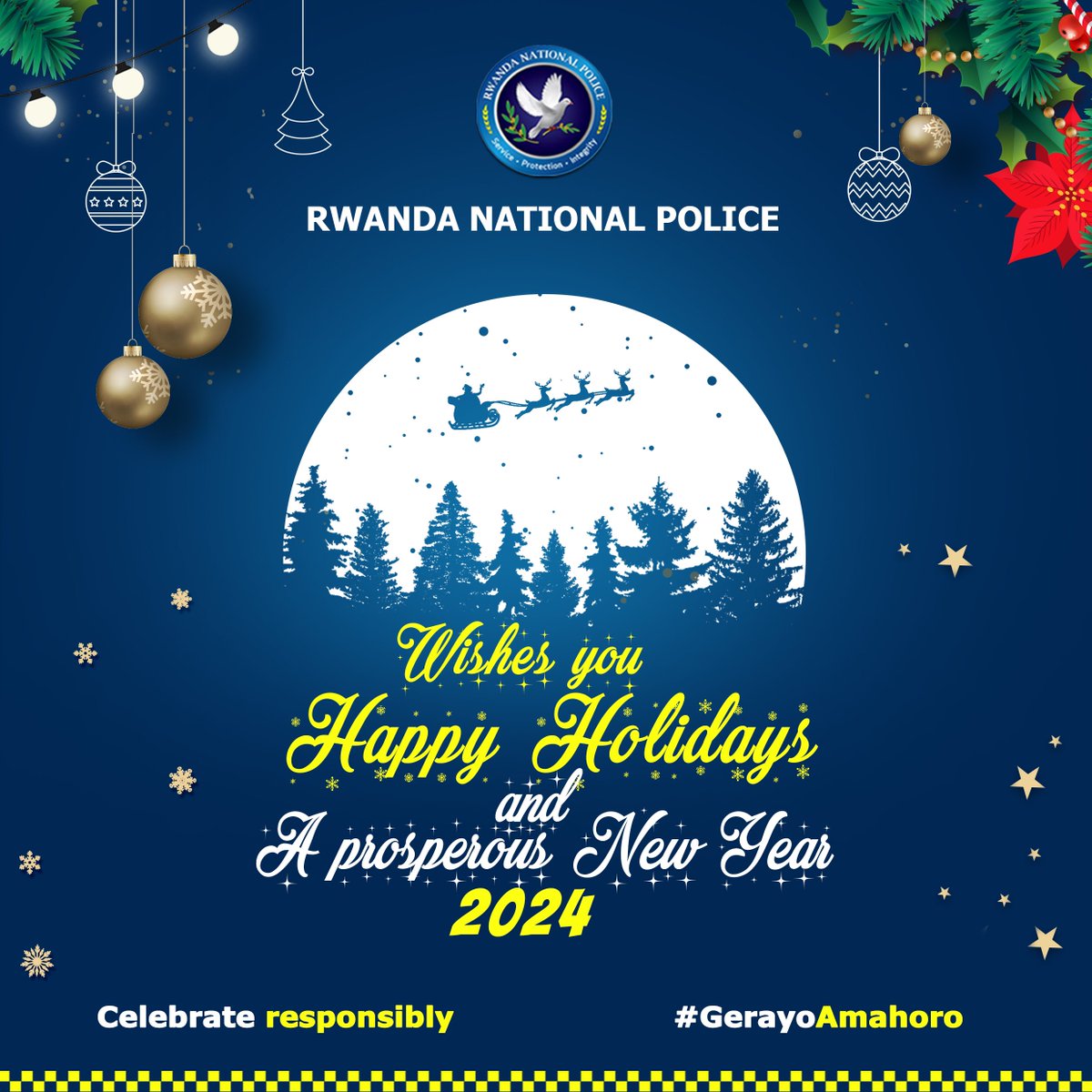 Happy festive season and a prosperous New year! Celebrate Responsibly.