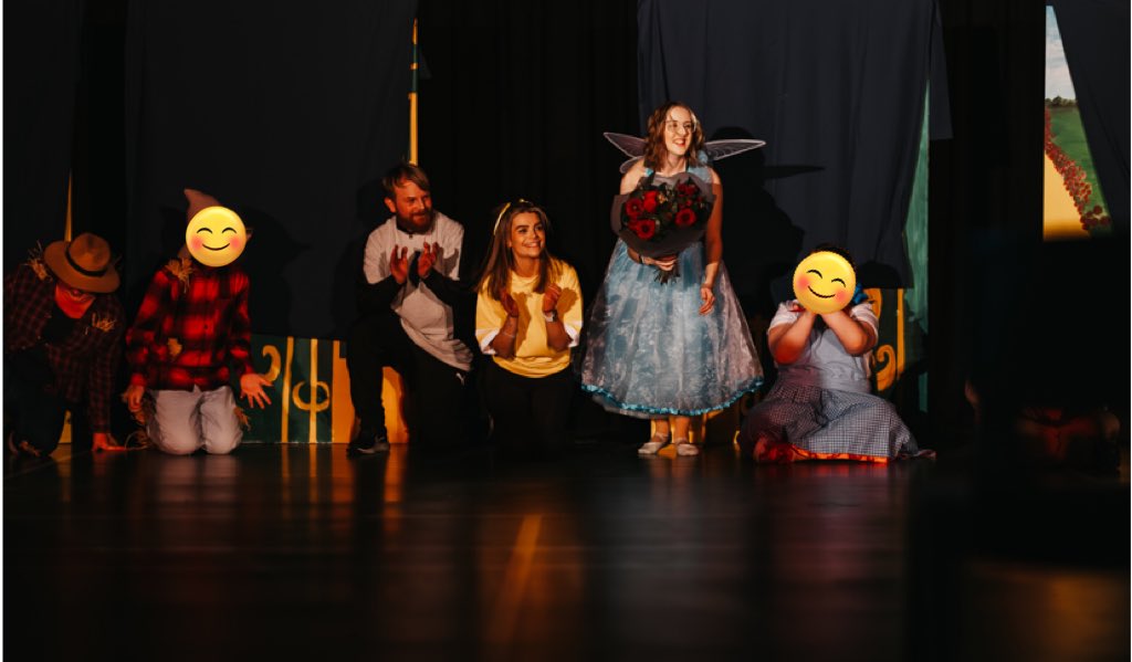 MissPeters99's tweet photo. Christmas is here, time for the holidays 🎄🎅🏻 perfectly rounded off by our fantastic show, The Wizard of R’Oz👠🌪️💙
I am so proud of all of our young people and staff at @RossieYPT for their hard work, whether on stage, behind the scenes or the prep leading up😍 I love my job! 🥰 https://t.co/SlBYHWiN2a