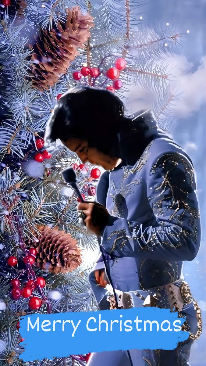 Merry Christmas to my Elvis family. 💙💙 #elvispresley #ElvisHistory #elvis2023