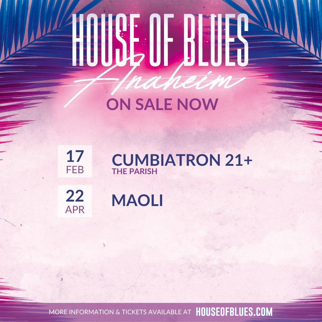 Happy Weekend 🎉 More shows at Our House 👉 On Sale Now! 📸: @simplybella___ 🎶: cumbiatron 🎶: Maoli 🔗: livemu.sc/3RytrZL