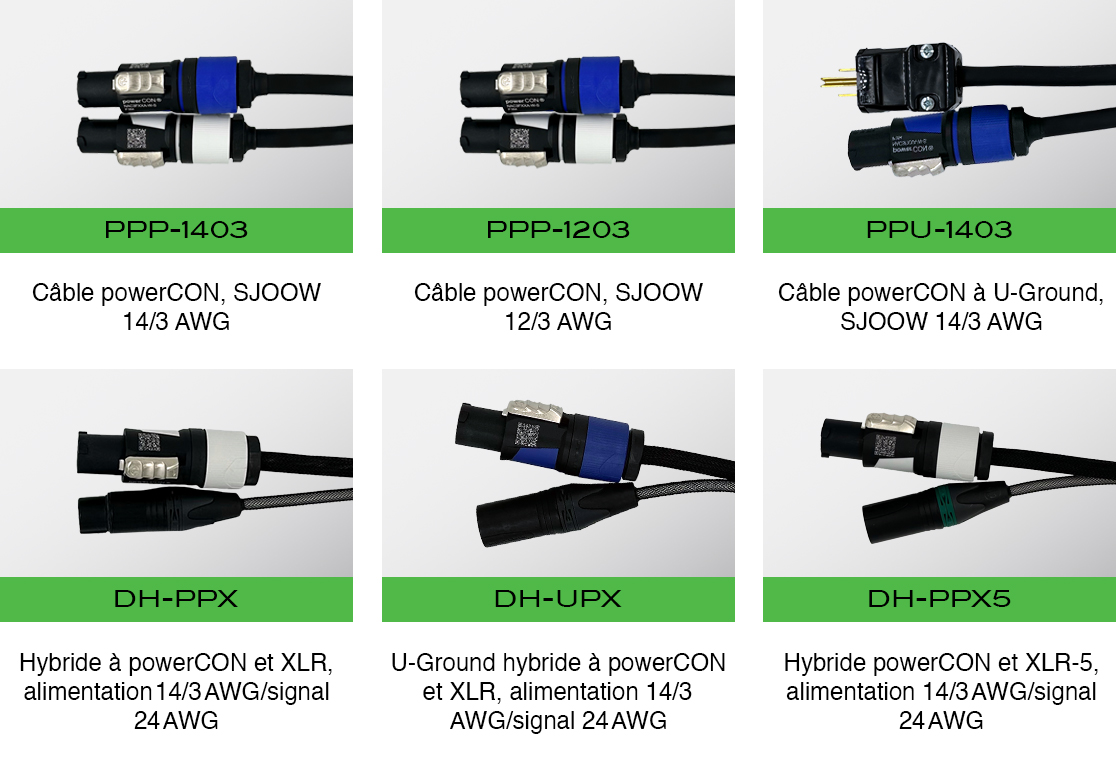 🔌 Nouveauté Digiflex : Câbles d’alimentation haut de gamme améliorés! 🔌 Mise à jour majeure avec des connecteurs powerCON NAC3FXXA et NAC3FXXB de Neutrik. bit.ly/3GBzhVk #stagesound #prosound #livesound #soundengineer #proaudio #soundequipment