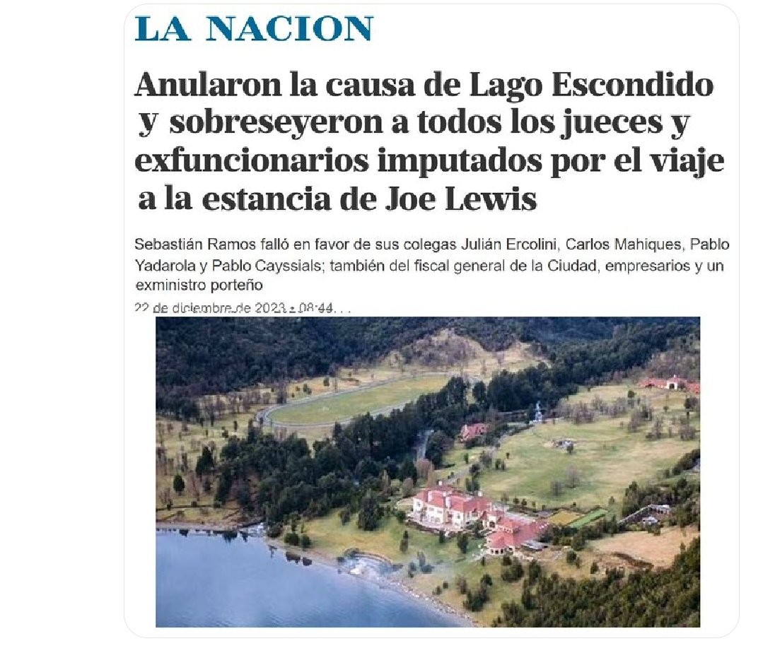Te hicieron creer que el problema eran 10 Mapuches tirando piedras y no los extranjeros apropiadores de tierras. Macri y la Casta Judicial lo hicieron posible. #NoALaExtranjerizaciónDeTierras
#FueraLewis #FueraBenetton #FueraMilei