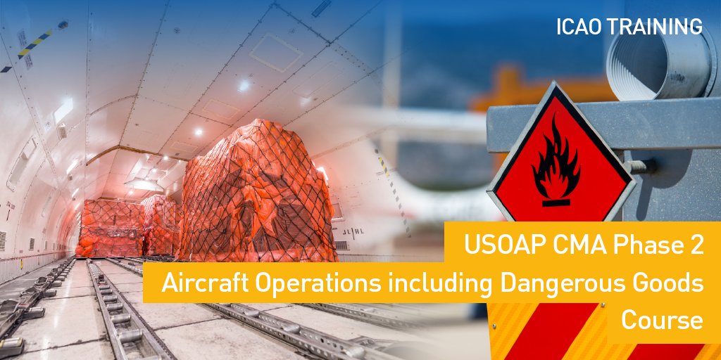 Step up your aviation safety game with our Universal Safety Oversight Audit Programme Continuous Monitoring Approach Phase 2 - Aircraft Operations including Dangerous Goods course! Learn key auditing techniques and enhance your competencies. Enroll now: bit.ly/41jolEJ