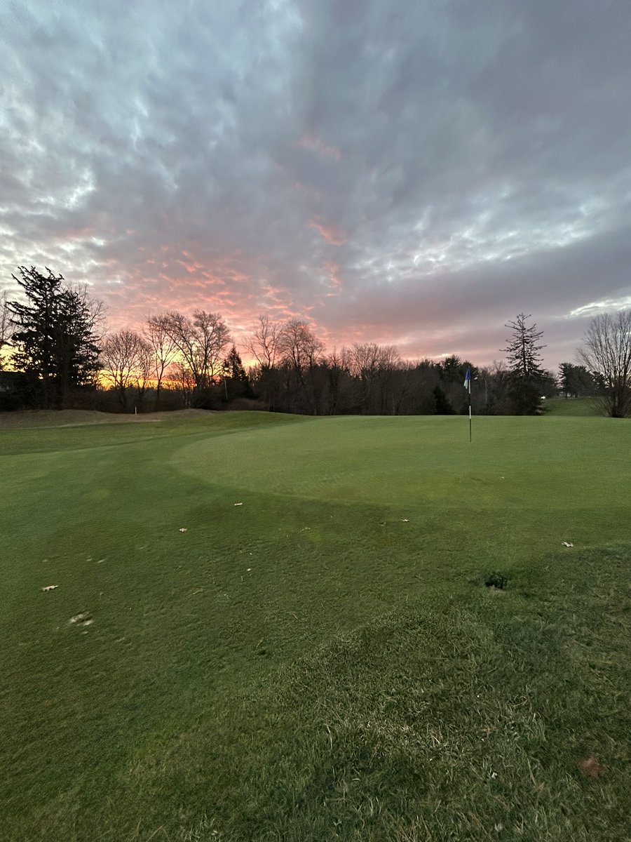 Leveling some irrigation heads this past week at Bluestone CC
