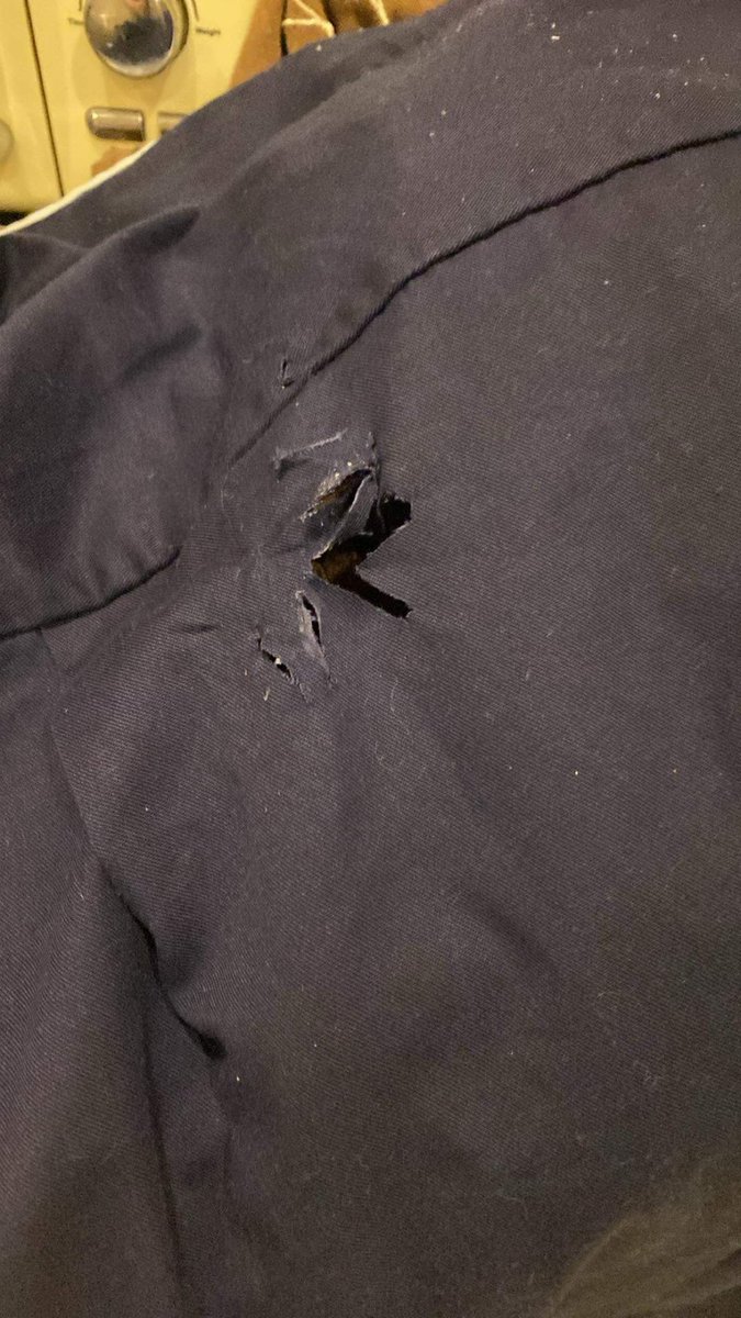 NikkiTheGleek's tweet photo. @IndesitUK hello, we had an integrated washing machine 7/1/22. The glass door has exploded tonight, shredding my uniform. I’m aware it is out of guarantee- but I am not paying for a repair, when it should not have happened!!!!! Help please!!! https://t.co/g7UlgbjoQQ