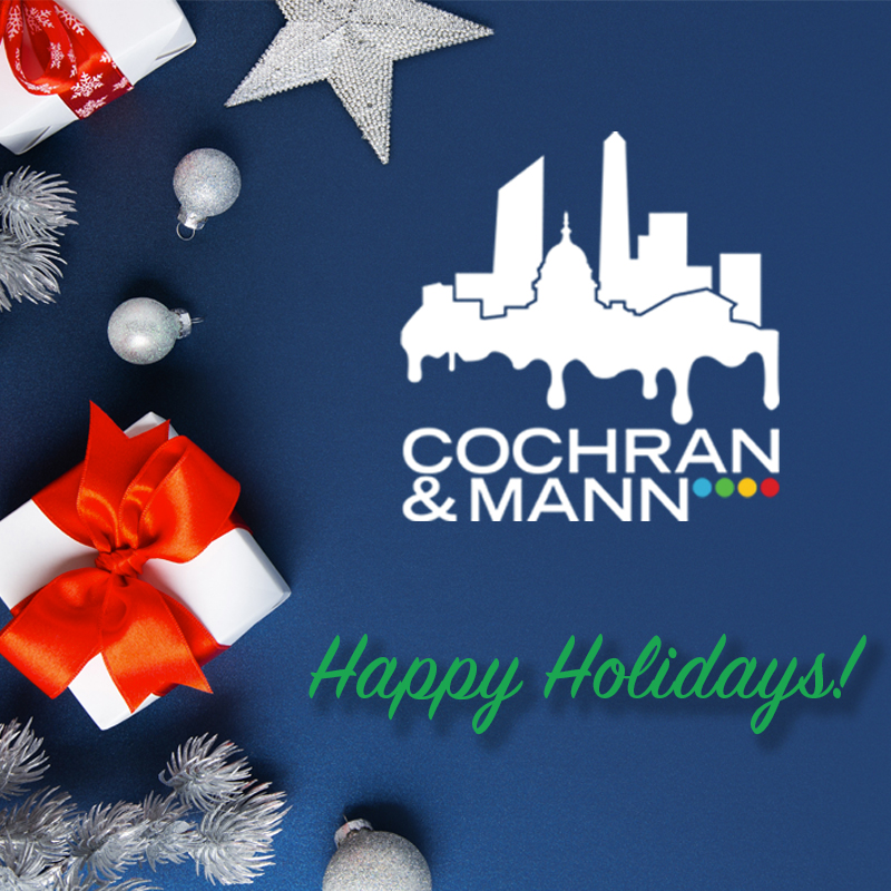 🎄✨ Happy Holidays from our family to yours! 🎁🌟 At Cochran &amp; Mann, we are truly grateful for the opportunity to help create beautiful spaces for our amazing clients. May your days be merry and bright! ✨