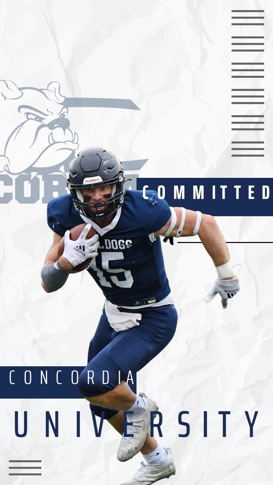landon hinrichs (@hinrichslandon) on Twitter photo Im blessed to say that ive committed to concordia university to continue my football and academic career. I want to thank my parents, friends, and football coaches.
<a href="/PatrickDaberkow/">Patrick Daberkow</a>
<a href="/CUNEFootball/">CUNE Football</a> Im blessed to say that ive committed to concordia university to continue my football and academic career. I want to thank my parents, friends, and football coaches.
<a href="/PatrickDaberkow/">Patrick Daberkow</a>
<a href="/CUNEFootball/">CUNE Football</a>