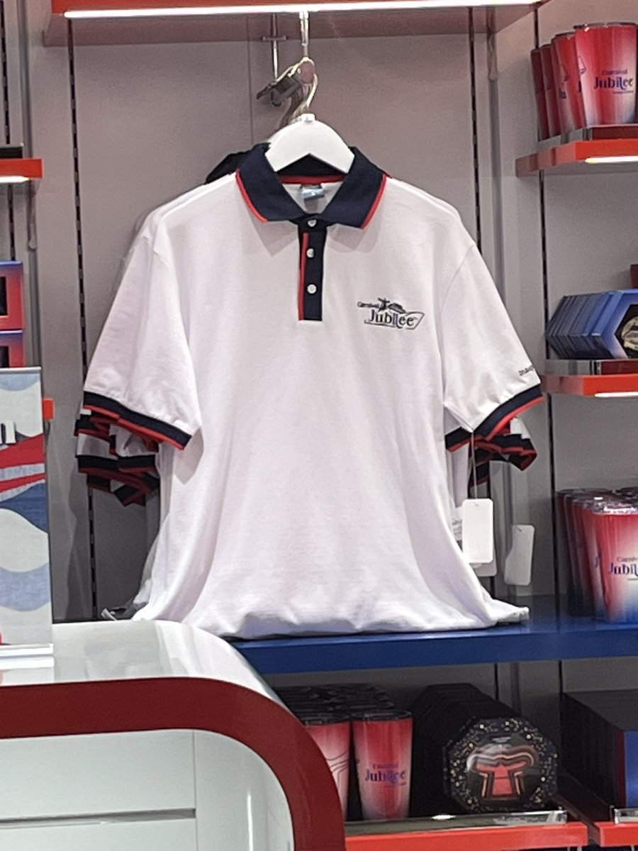 thiscruiselife's tweet photo. Some of the Carnival Jubilee merch on board! Will get more/better pictures once the Fun Shops open after sail away from Galveston.
#CarnivalJubilee #FunShops #merch https://t.co/dNRt4mxiBp