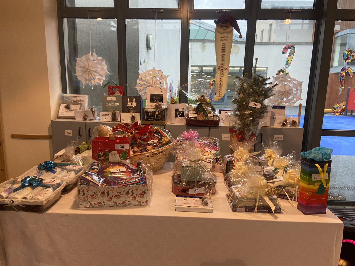 Thank you for supporting our school raffle <a href="/SandymountHotel/">The Sandymount Hotel</a> <a href="/the_chophouse/">The Chophouse Ballsbridge</a> <a href="/LollyandCooks/">Lolly and Cooks</a> <a href="/EnableIreland/">Enable Ireland</a> &amp; so many more! We raised 4000 &amp; thanks to all that purchased! Happy Christmas ❄️❄️❄️❄️❄️
