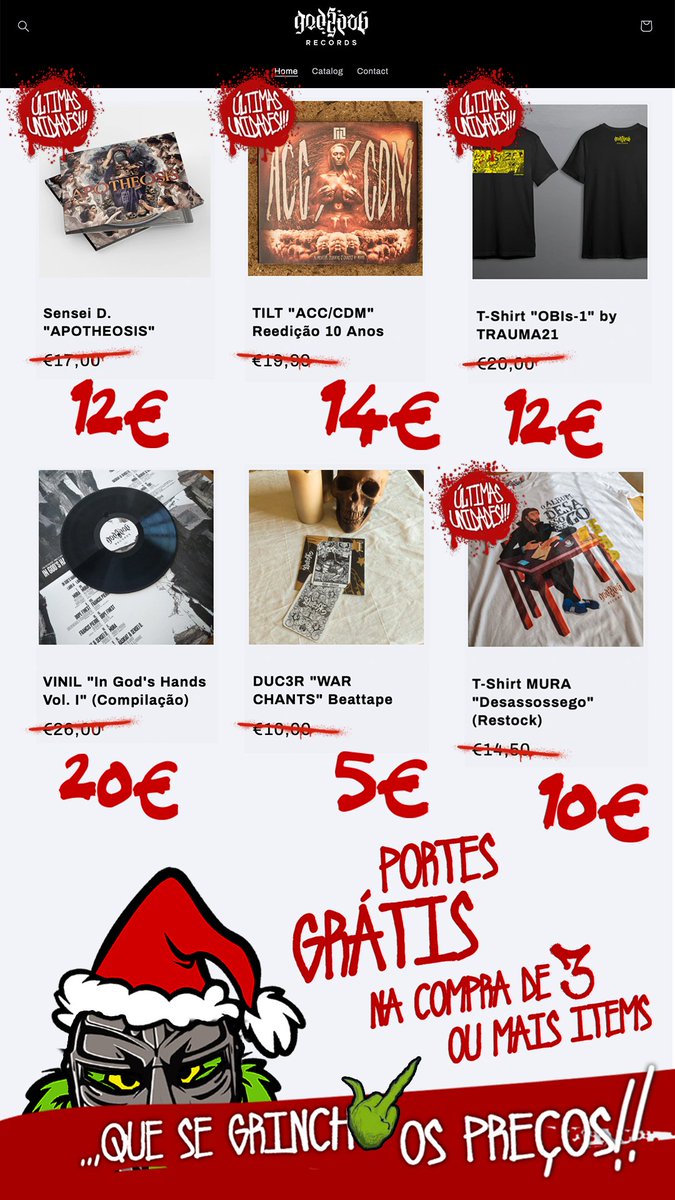 RecordsGodsize's tweet photo. Check ur MF Grinch XMas sale!!!
https://t.co/1gEsgzYWGG https://t.co/CfhyKmTM67