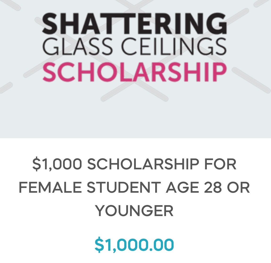 As part of our #31DaysOfGenerosity, a tax-deductible $1,000 donation would go toward Shattering Glass Ceilings Scholarships, which provide scholarships to women, 28 years or younger, who are pursuing higher education at non-profit institutions in the U.S.! klf.rallyup.com/31daysofgenero…