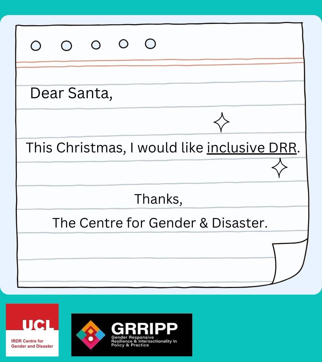 Who else has this on their list? 😉 #inclusivedrr