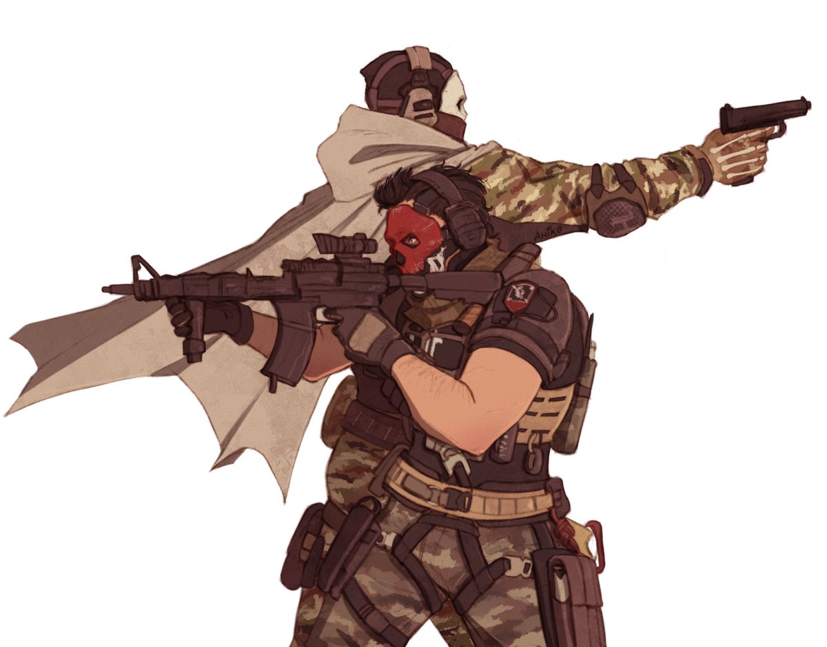 AmikoRoyAi's tweet photo. ‘I’ve got your back.’

#ghostsoap #soapghost #callofduty #MWIII https://t.co/zUn9tnUmGD