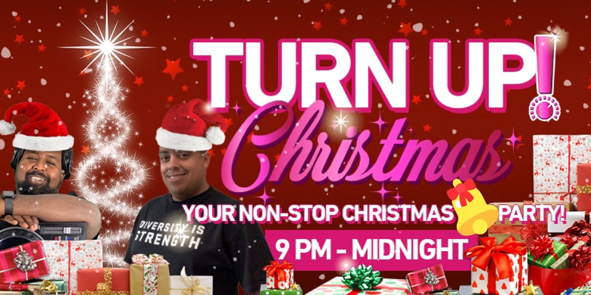 Get ready to #TurnUpChristmas with <a href="/MrDRadio/">Mr. D Radio</a> &amp; <a href="/itsdjbuddha/">DJ Buddha</a>, TONIGHT starting at 9 PM! 🎅🏽🎄

📻 LISTEN on 5 #Ontario radio stations
▶️ PLAY on your smart speaker
📱 STREAM on the <a href="/RadioplayerCa/">RadioplayerCanada</a> app
👉🏽 TAP bit.ly/turnuponair