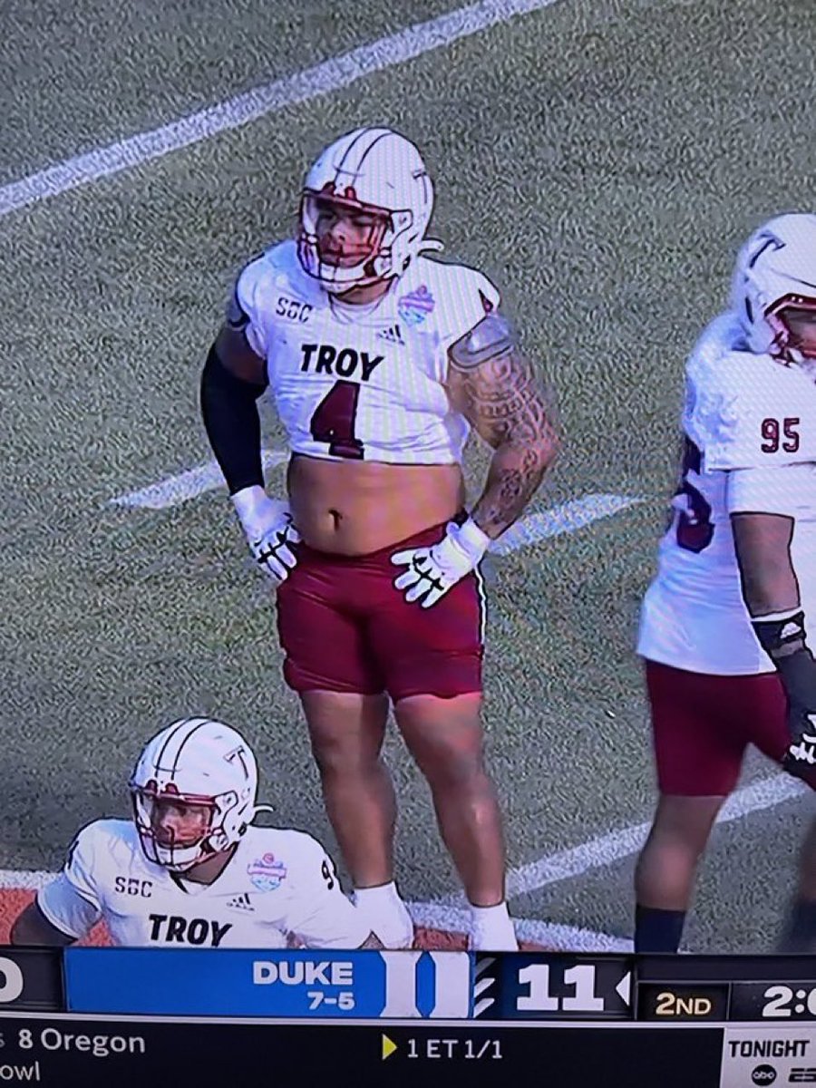 If he played high school football in Arkansas they’d fire the coach for this.
