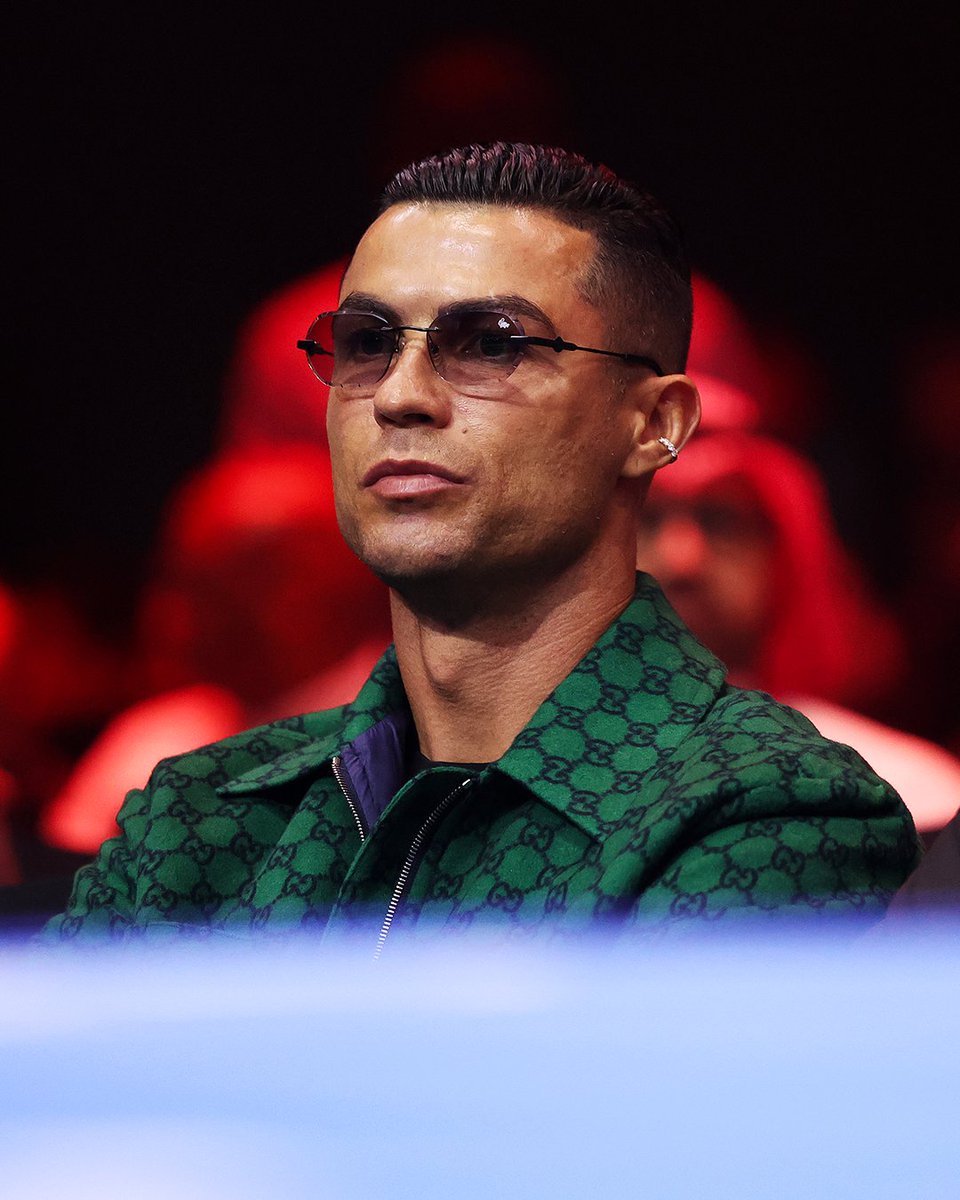SPL_EN's tweet photo. 🥊 @Cristiano Ronaldo steps out at the #DayOfReckoning in Riyadh ⚽

#yallaRSL https://t.co/o7a0qHwq0C