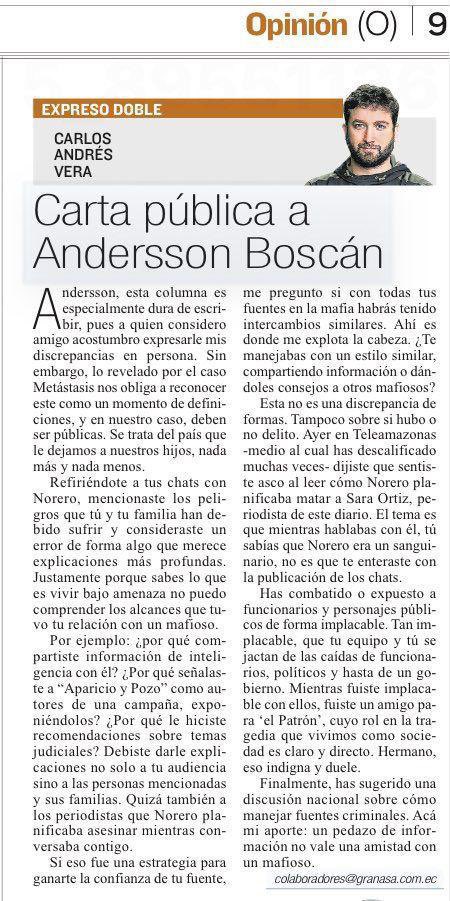 AnderssonBoscan's tweet image. Acuso recibo, @Polificcion 
Lo único que me hubiera molestado es que no hubieses hecho pública tu crítica. Gracias, hermano.