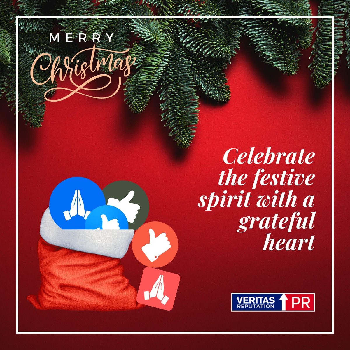Veritas Reputation PR (@vrpr_india) on Twitter photo Merry Christmas from Veritas Reputation PR <a href="/VRPR_India/">Veritas Reputation PR</a> !
Gratitude fills our hearts as we celebrate the joy of the season. Wishing you warmth and festive cheer!
#MerryChristmas #PRGratitude #GratefulChristmas #PRCheers Merry Christmas from Veritas Reputation PR <a href="/VRPR_India/">Veritas Reputation PR</a> !
Gratitude fills our hearts as we celebrate the joy of the season. Wishing you warmth and festive cheer!
#MerryChristmas #PRGratitude #GratefulChristmas #PRCheers