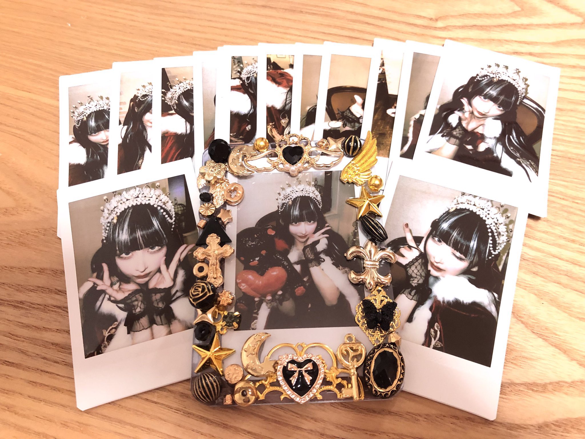 ルルノネ　やもん　チェキ 91枚 Amazon.co.jp: るね 落書きチェキ チャイナ ピンク : おもちゃ