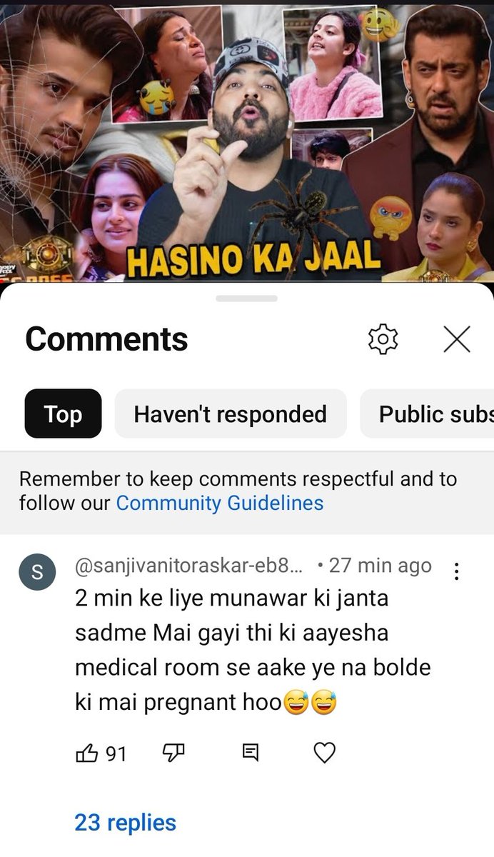 manupunjabim3's tweet photo. Must watch this comment guy's 😛 #MunawarFaruqui𓃵 #MunawarKiJanta #MunawarWarriors #WeekendKaVaar #SalmanKhan #BB17 #BiggBoss #BB17onJioCinema https://t.co/MePWNgZndi