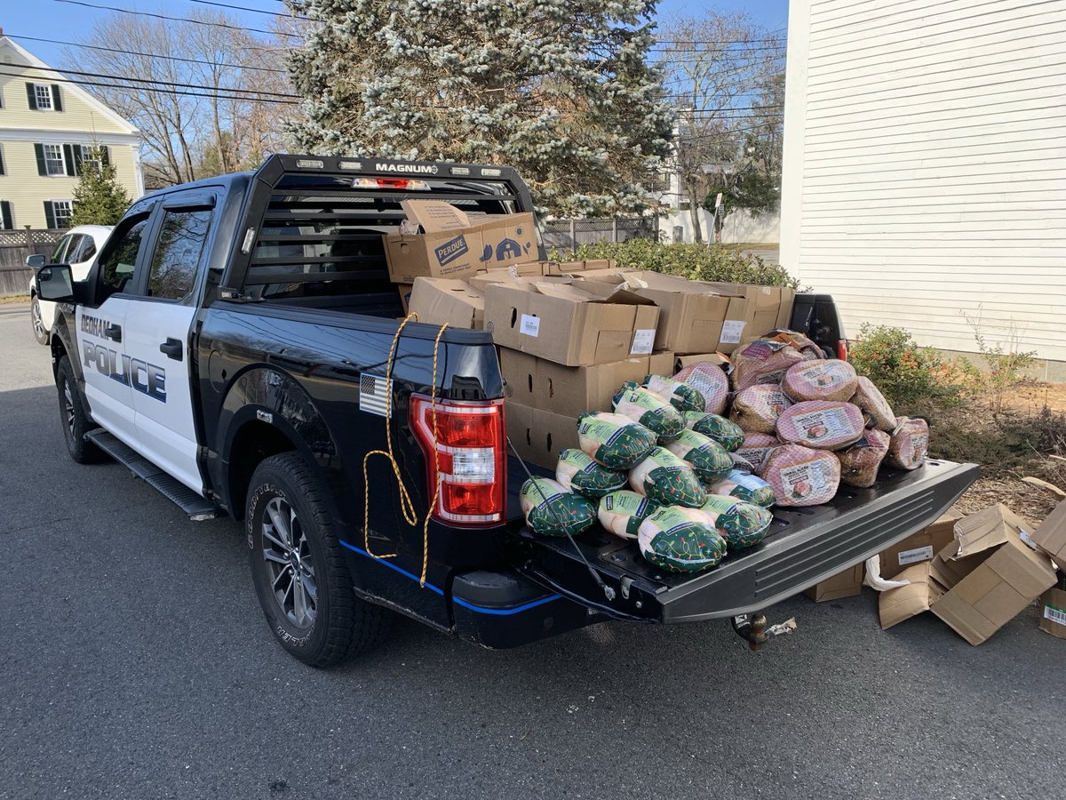 Through our School and Community Resource program, an annual holiday donation was made to the Dedham Food Pantry today.  Thanks to all who support our School and Community Resource program making this donation possible.  Special thanks to our supplier, ⁦⁦<a href="/StopandShop/">Stop & Shop</a>⁩