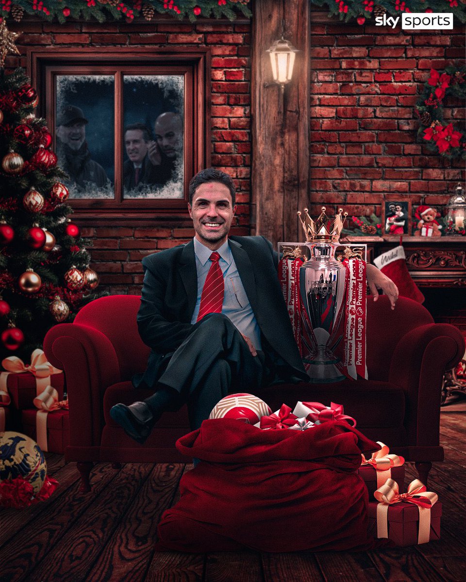 ArsenalAnoop's tweet photo. Top of the league going into Christmas 🎉❤️ https://t.co/ufKKhBOy3w