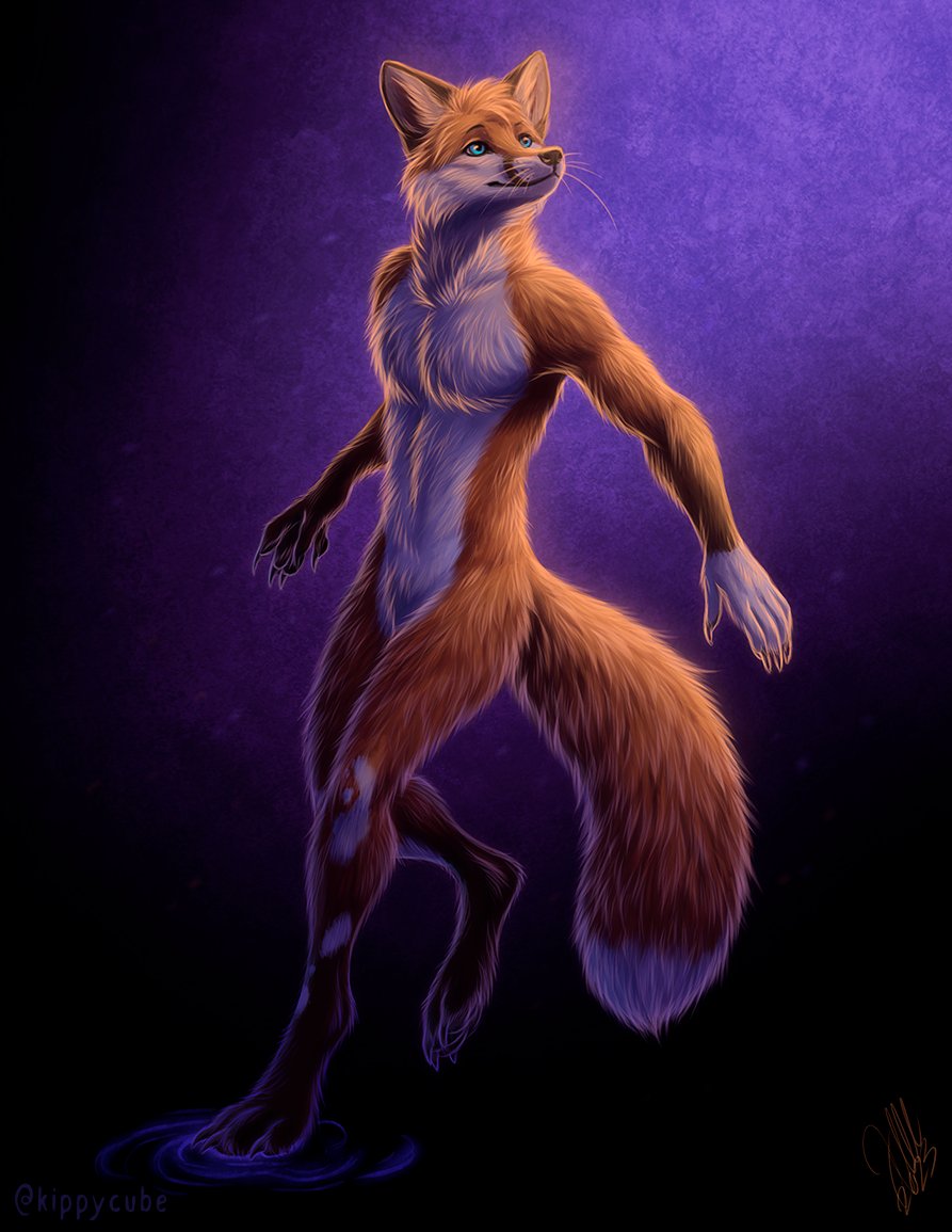 An experimental painting for Crux 🦊💜

Also Merry Christmas !
