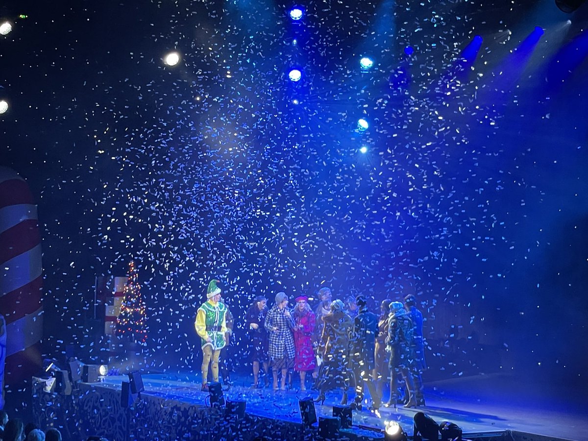 ProfKFairclough's tweet photo. Elf Live. Now Christmas has started! #Elf #ElfLive https://t.co/f66RAv0aCw