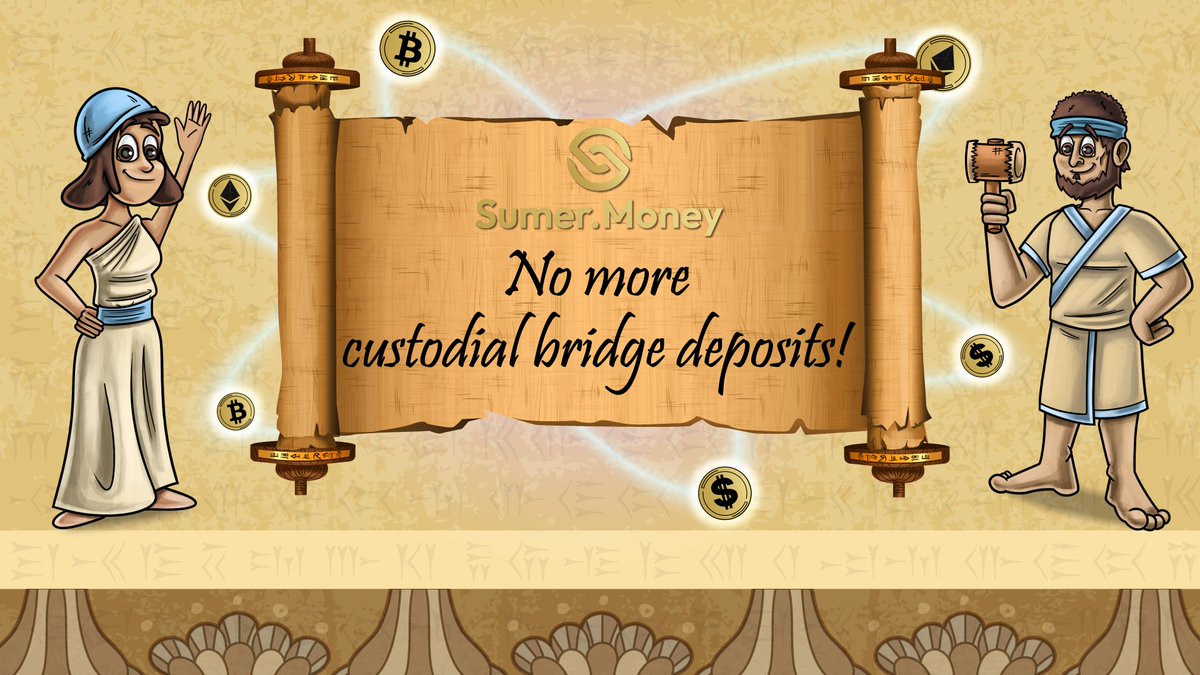 SumerMoney's tweet photo. 🏆 Say goodbye to custodial bridge deposits with our unique #syntheticassets. 🎉

🔄 Deposit assets like $ETH, $BTC, $USDC on @Meter_IO or @arbitrum, and seamlessly mint #SuTokens for cross-chain transfers without custodial bridges. These synthetic assets are fungible across all supported blockchains and maintain the same security and collateral backing.

💹 Trade, farm, or spend these assets across multiple chains while earning yields in the lending/borrowing market!

🔗 Learn more: https://t.co/T7i2oWhD1x

🚀 Start minting: https://t.co/qfottJbC1u

$suBTC $suETH $suUSD $MTRG $ARB #DeFi #Crosschain #Crypto #Blockchain