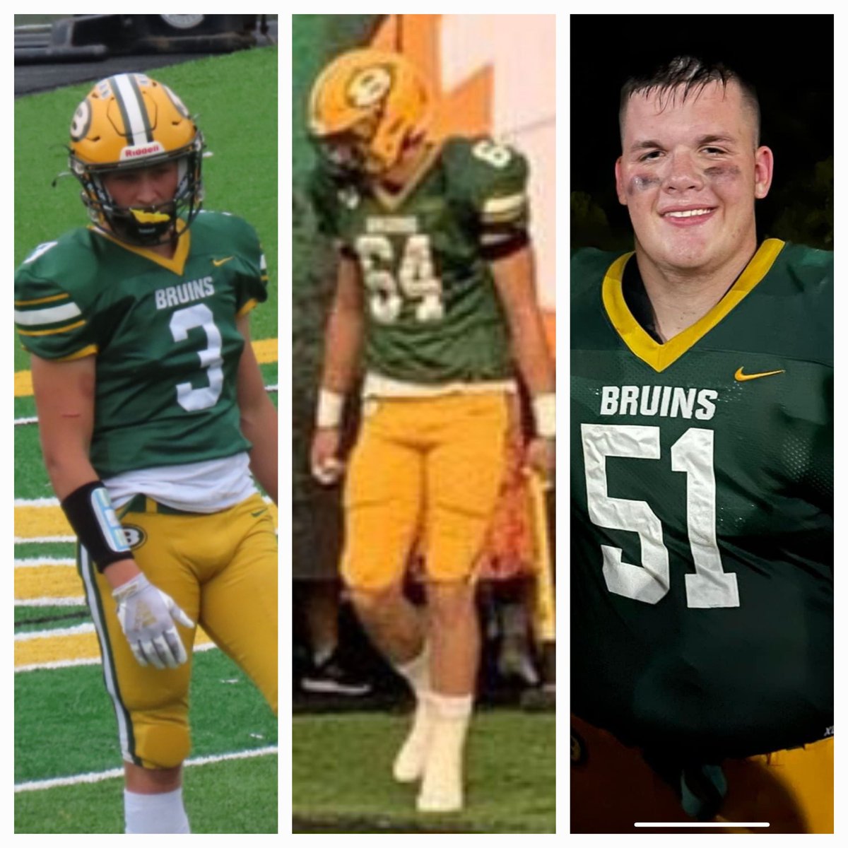 Well deserved and definitely earned. Congratulations @AnthonyBachinsk @tyler_wise64 @clemintine51 for being named to HSDT All Area Football Team!!