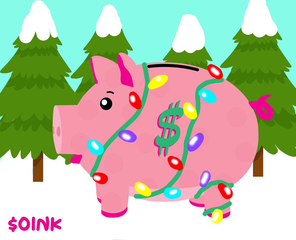 MakePiggyOink's tweet photo. Happy Holidays Little Piggys! 🐷🎄 https://t.co/wyAX5X4yC4
